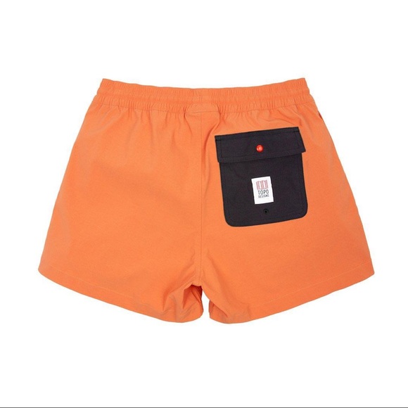 Topo Designs Pants - Topo Designs global shorts rust/black